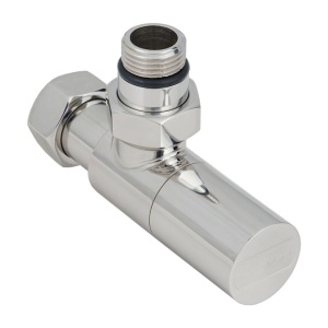 Вентиль угловой (цилиндр) G 1/2" НР х G 3/4" НГ (БЕЛЫЙ) 