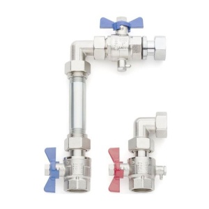 Комплект для установки теплосчетчика, вертикальный Rehau