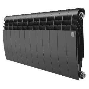 Биметаллический радиатор Royal Thermo Biliner 350 Noire Sable 12 секций