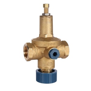 Автоматический подпиточный клапан с обратным клапаном и фильтром 1/2" ВН/ВН STOUT