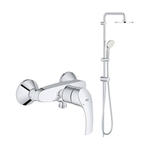 Душевая система GROHE New Tempesta 200 со смесителем, хром