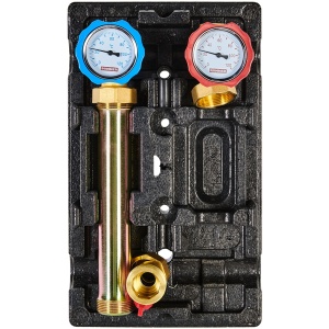 Насосная группа с прямым контуром 1" без насоса в теплоизоляции ROMMER