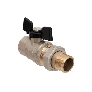 Кран шаровой с полусгоном 1" ВР/НР Hoobs