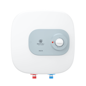 Настенный накопительный электрический водонагреватель Royal Clima DELTA RWH-D10-FE над раковиной