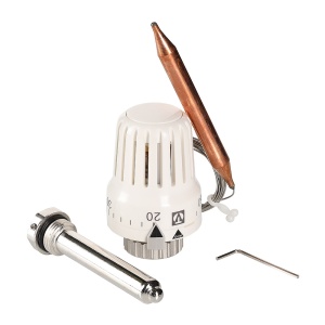 Головка термостатическая с выносным погружным датчиком 20–60 °С, 2 м Valtec