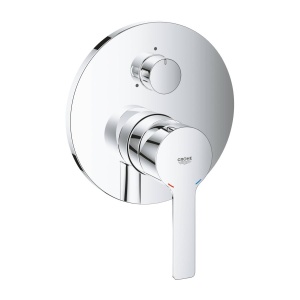 Внешняя часть смесителя для ванны GROHE Lineare New с переключателем на 3 положения, хром