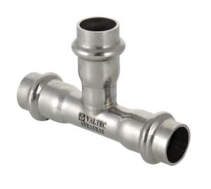 Тройник из нержавеющей стали переходной 42 / 35 / 42 Valtec (VTi.931.I.423542)
