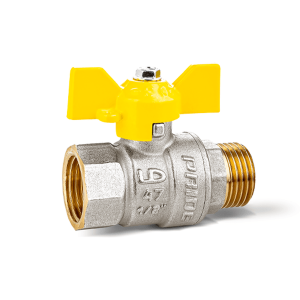 Кран шаровой для газа ВН/НР 3/4" LD Pride бабочка