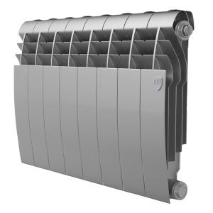 Биметаллический радиатор Royal Thermo Biliner 350 Silver Satin 8 секций