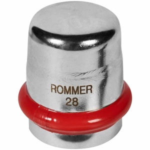 Заглушка ВПр, 35, из нержавеющей стали прессовой ROMMER