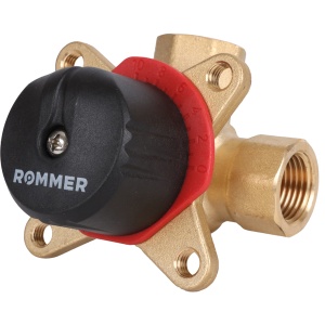 Трехходовой смесительный клапан 3/4" KVs 6,3 м3/ч Rommer