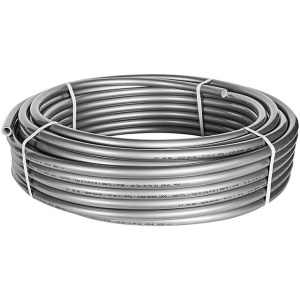 Труба стабильная 16,2х2,6 (бухта 100 метров) PE-Xa/Al/PE-RT, серая STOUT