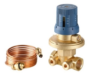 Автоматический регулятор перепада давления 3/4", 50–300 мбар VALTEC