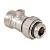Кран для нижнего подключения радиатора 1/2" х 3/4, "евроконус" Valtec