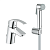 Смеситель для раковины GROHE Eurosmart New с цепочкой и гигиеническим душем, хром