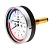 Термоманометр аксиальный РОСМА ТМТБ-31 1/2" 80 мм, 0-4 бар., 0-120C, шток L-46 мм, кл. 2,5