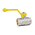 Кран шаровой для газа ВН/ВН 1/2" LD Pride рычаг
